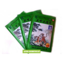 Пластырь обезболивающий Lingrui Зеленый Тигр, в пакете 10 пластин. 